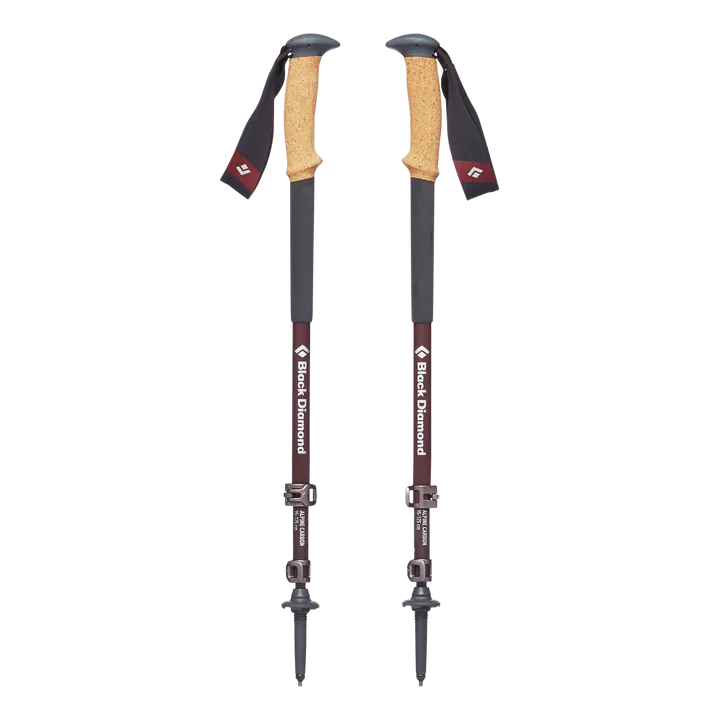 Alpine Carbon Cork Trek Poles Pair Tundra