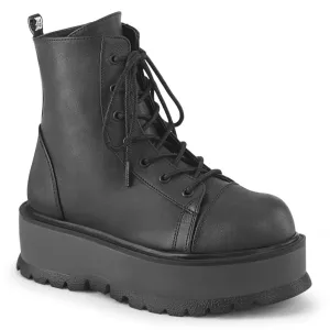 Demonia Black Platform Boot Slacker-55