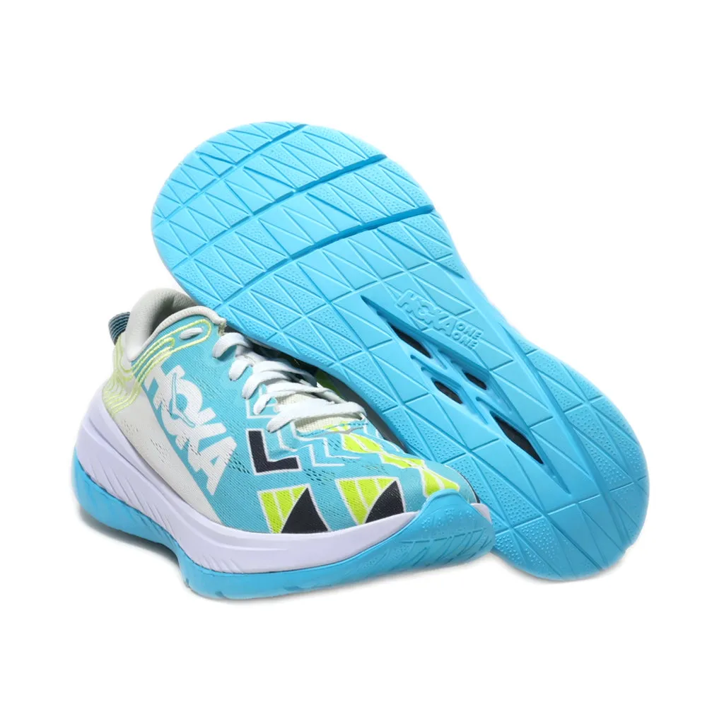 Hoka Carbon X Sport Shoes Leather Green Colour For Men