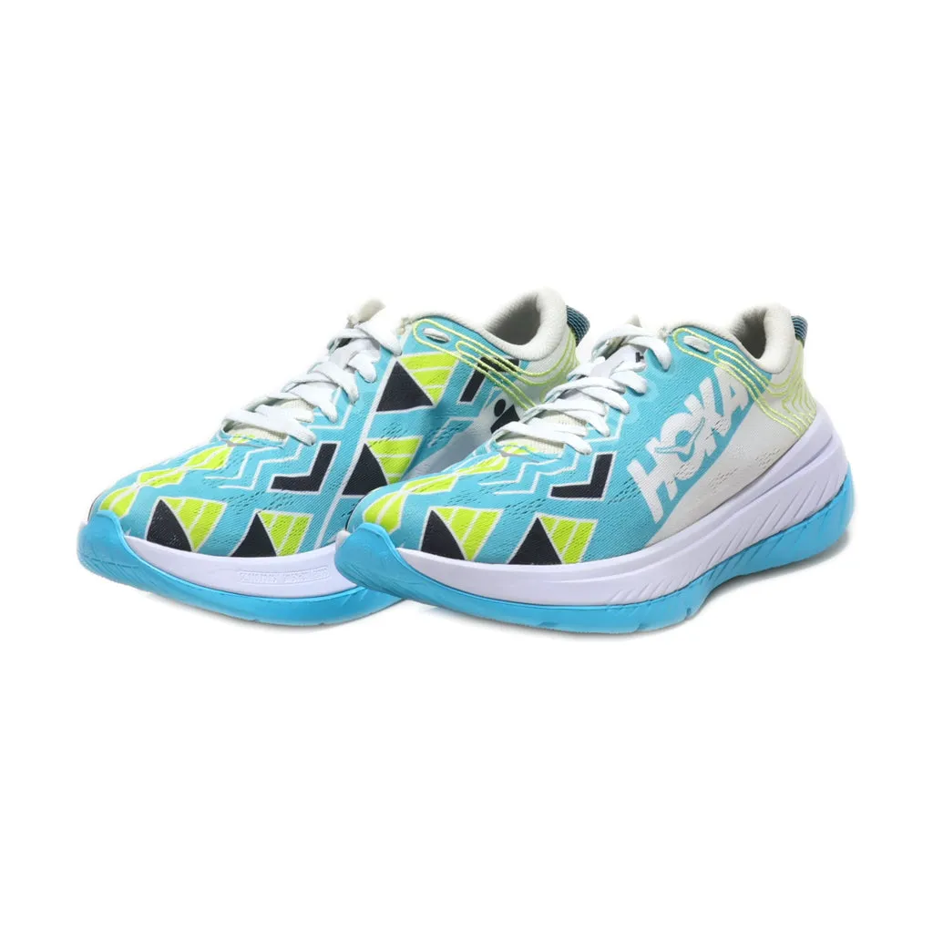 Hoka Carbon X Sport Shoes Leather Green Colour For Men