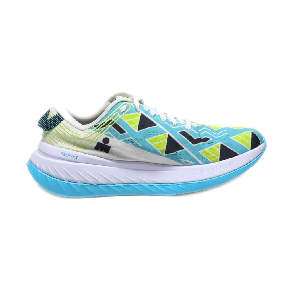 Hoka Carbon X Sport Shoes Leather Green Colour For Men