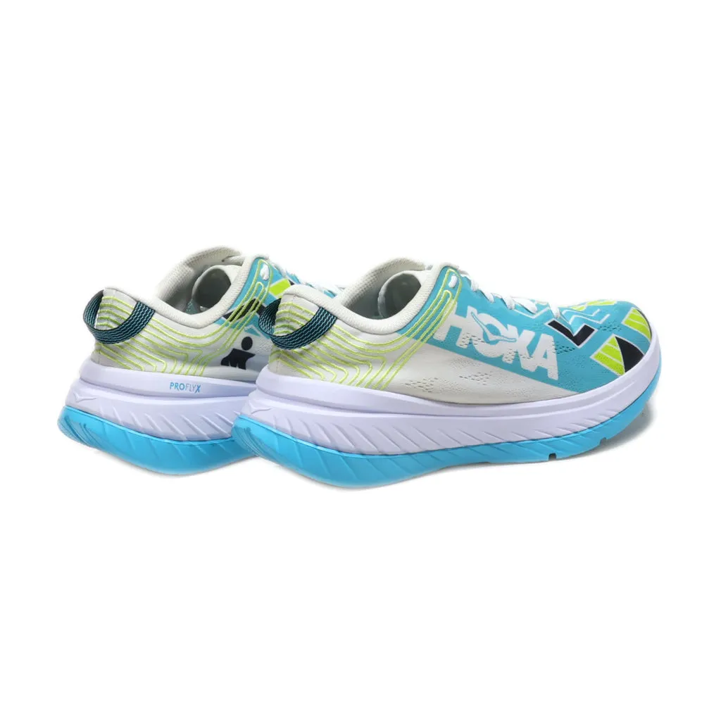 Hoka Carbon X Sport Shoes Leather Green Colour For Men