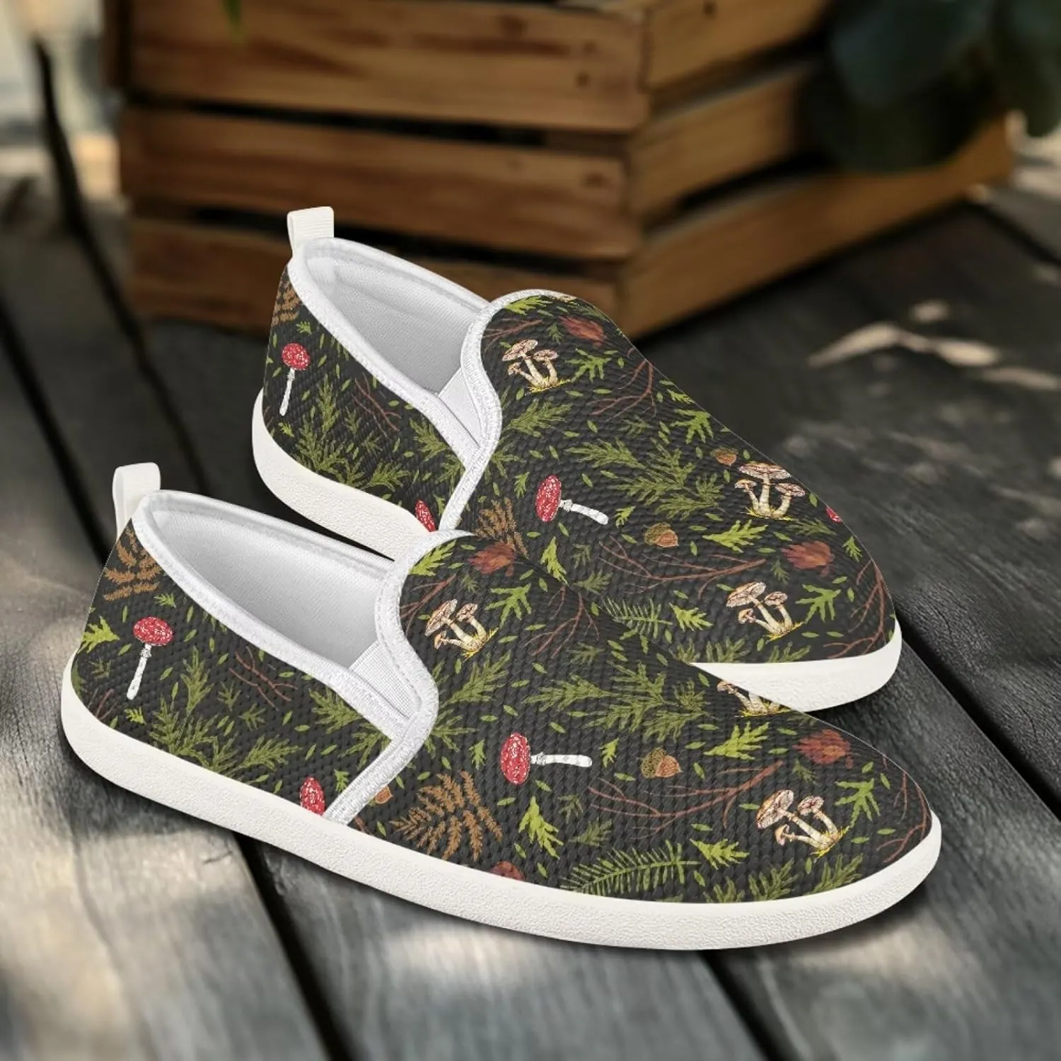 JoyLamoria Happy Puppy Family Walking Shoes Sneakers Unisex Arch Support Walking Shoe PlatformLoafers Cute Sport Shoes