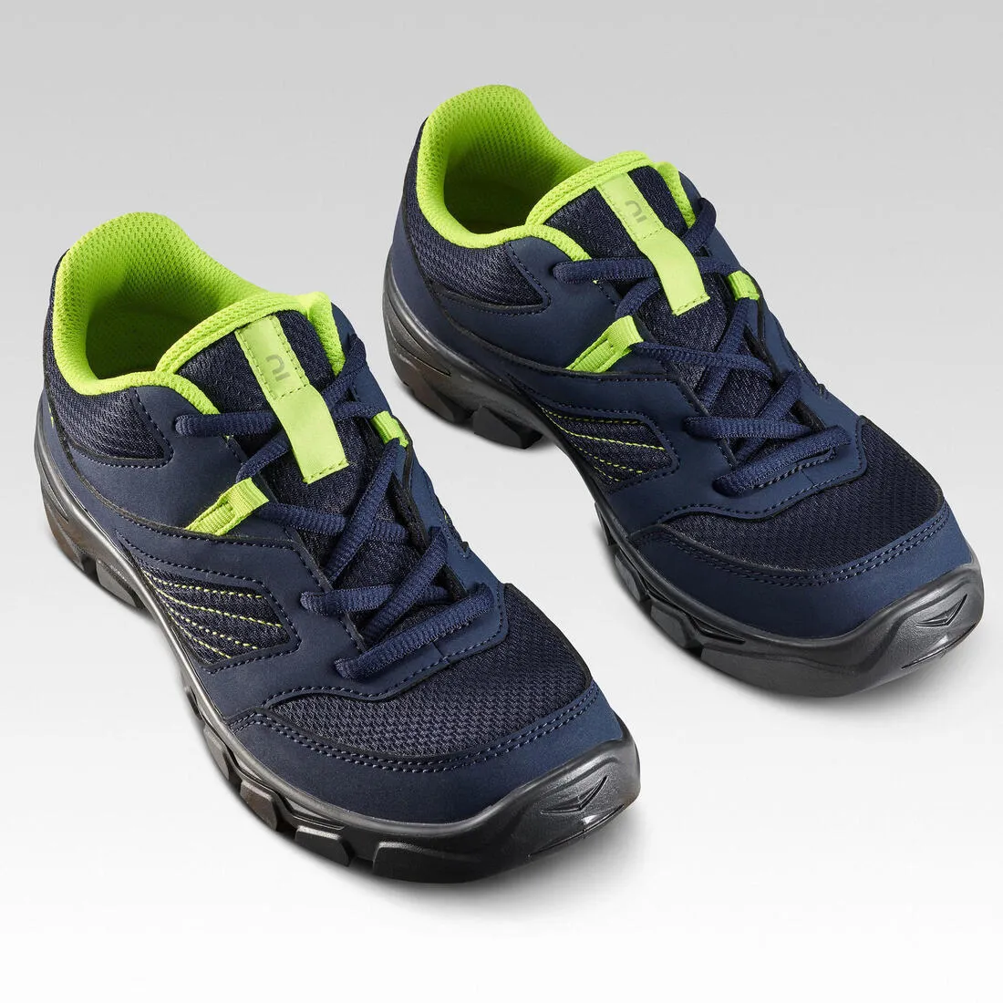 Kids' Lace-up Hiking Shoes - NH100 from size 35 to 38