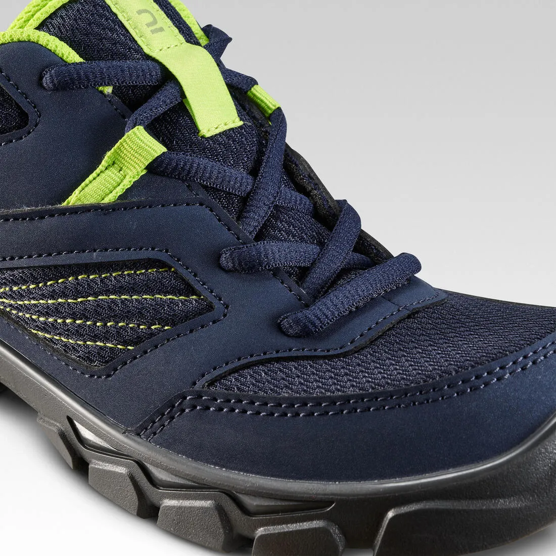 Kids' Lace-up Hiking Shoes - NH100 from size 35 to 38