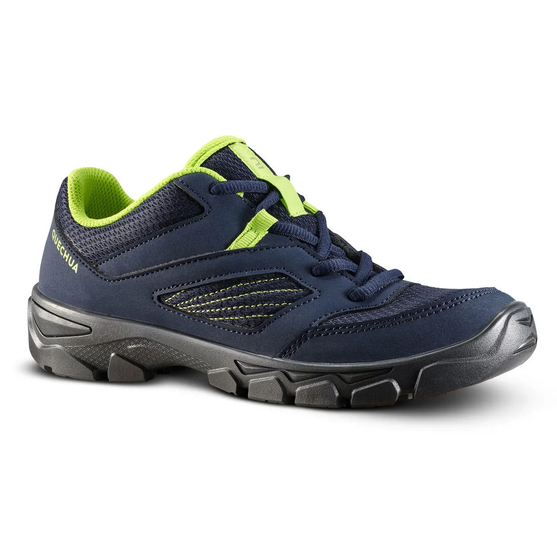 Kids' Lace-up Hiking Shoes - NH100 from size 35 to 38