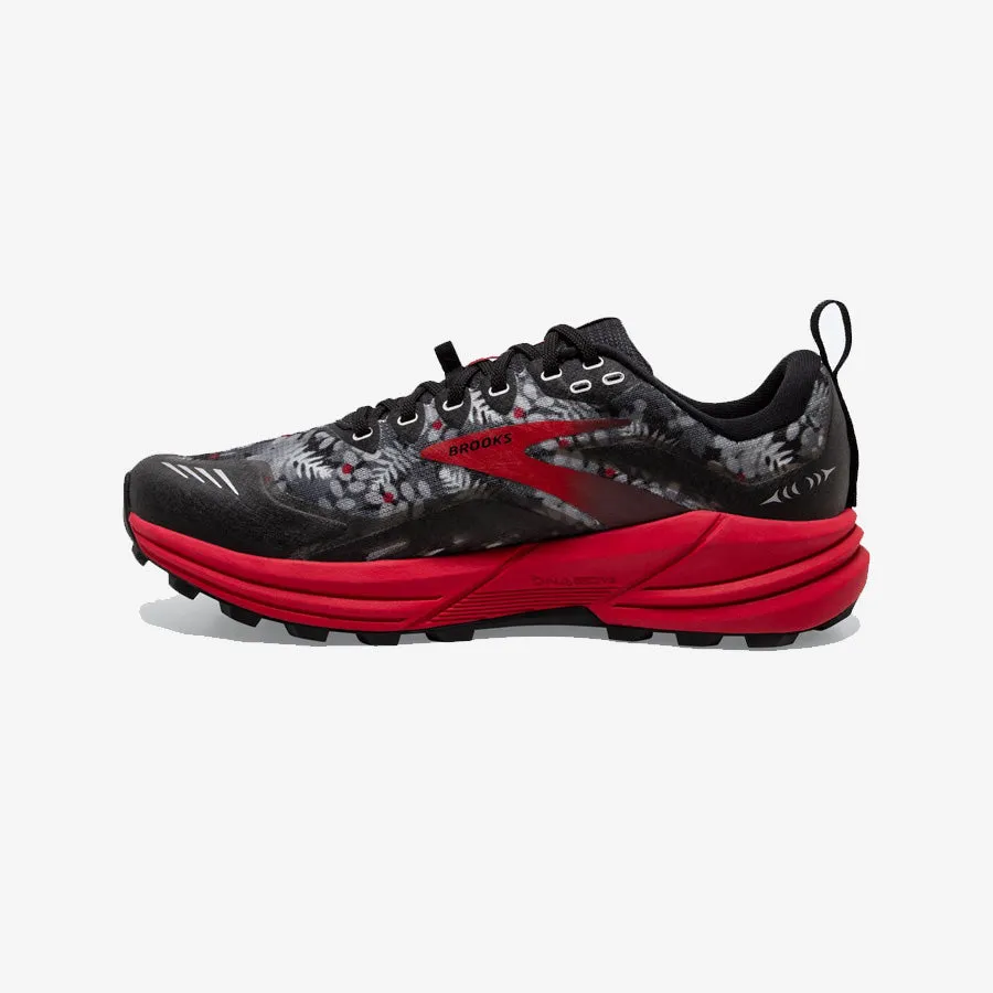 Men's Cascadia 16 (Black/Grey/Red)