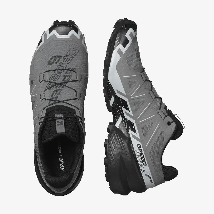 Men's Speedcross 6 Wide (Quiet Shade / Black / Pearl Blue)