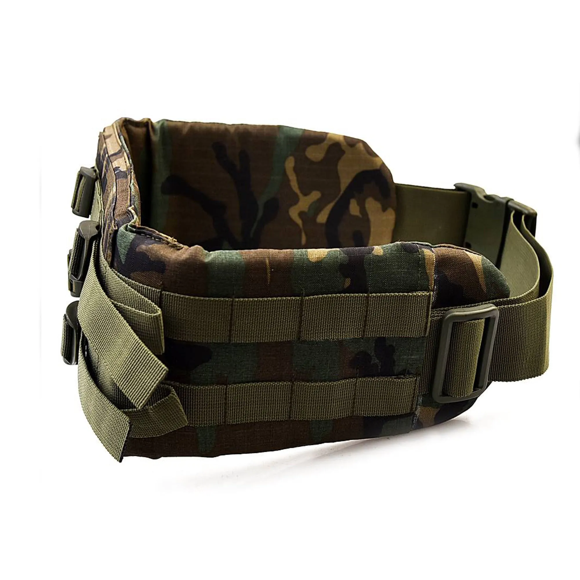 Military Alice Pack Kidney Pad With Double Strap & Waist Belt Carry 220 Lb's BagPack Camping Hiking WoodLand Camo