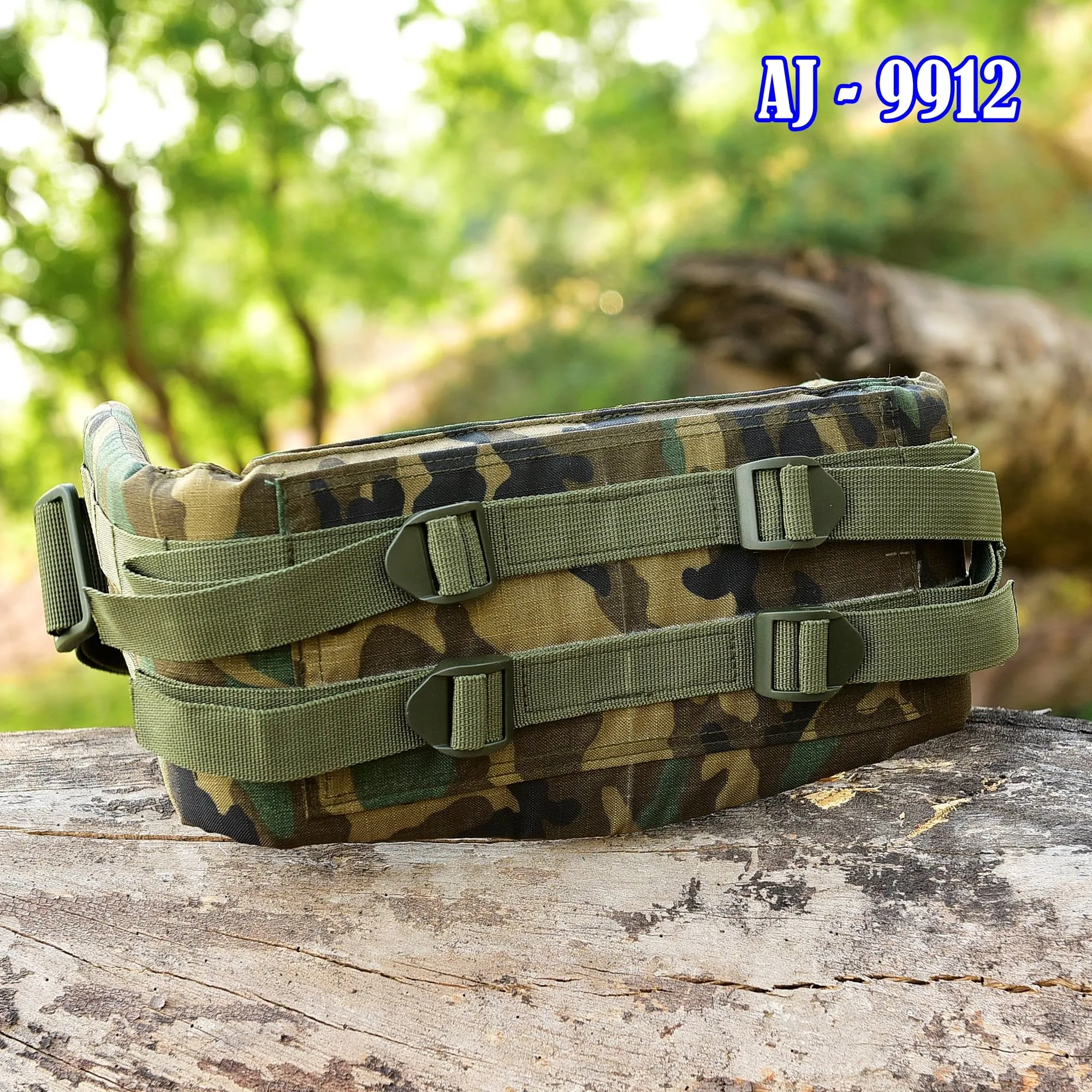 Military Alice Pack Kidney Pad With Double Strap & Waist Belt Carry 220 Lb's BagPack Camping Hiking WoodLand Camo