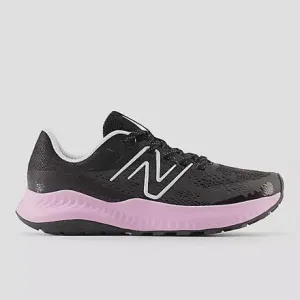 New Balance Women's DynaSoft Nitrel V5 Trail Running Shoes - Black with lilac cloud and light surf