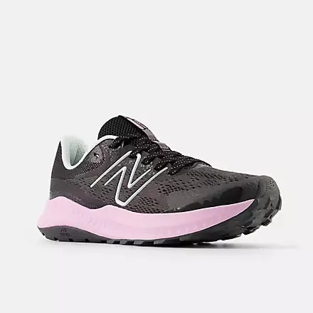 New Balance Women's DynaSoft Nitrel V5 Trail Running Shoes - Black with lilac cloud and light surf
