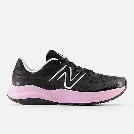 New Balance Women's DynaSoft Nitrel V5 Trail Running Shoes - Black with lilac cloud and light surf