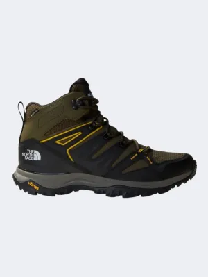 The North Face Hedgehog Goretex Men Hiking Boots Taupe Green/Black