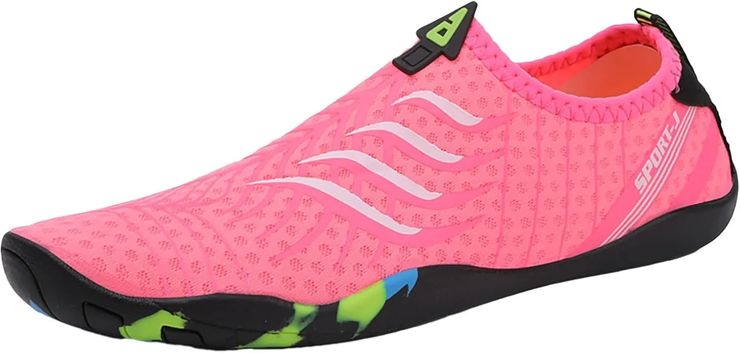 Water Shoes Mens Quick Dry Aqua Sock Water Shoes Hiking Men Extra Wide Water Shoes for Women Quick Drying Sports Aqua Shoes Non Slip Shoes for Beach Swim Pool River Boating Surf