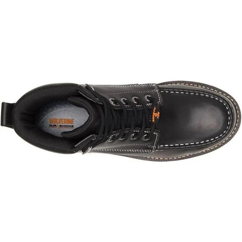 Wolverine Men's I-90 Durashock 6" Soft Toe WP Wedge Work Boot Black W200147