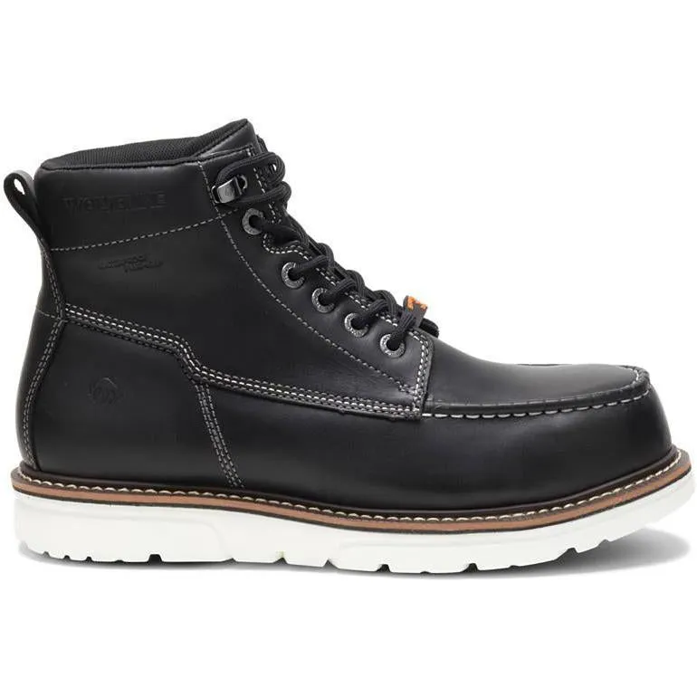 Wolverine Men's I-90 Durashock 6" Soft Toe WP Wedge Work Boot Black W200147