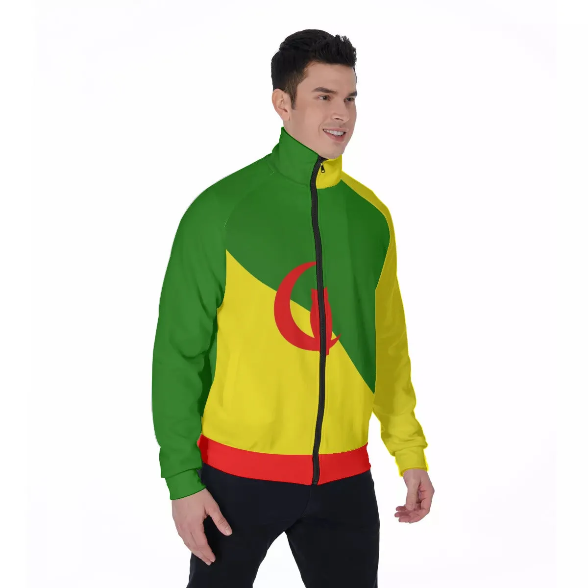 YANAZER Men's Stand Collar Jacket