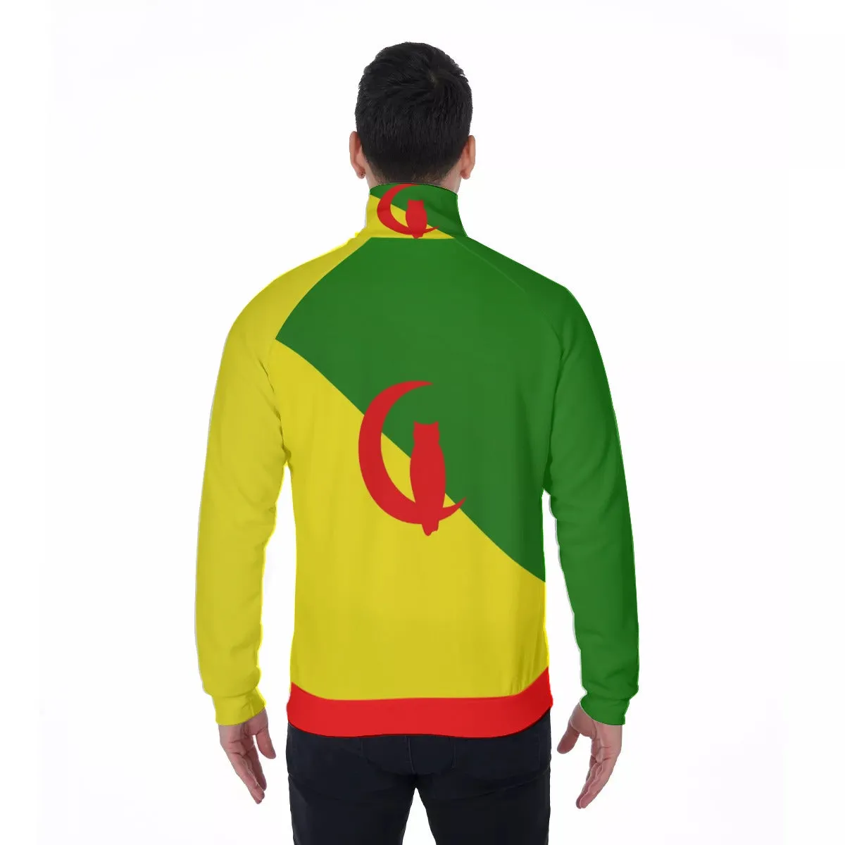 YANAZER Men's Stand Collar Jacket